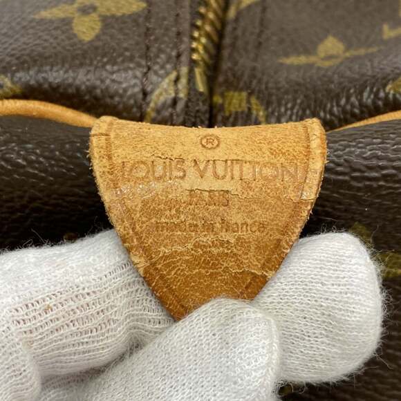 LOUIS VUITTON Authentic Brown Monogram Keepall 55 Boston Bag - Picture 5 of 13